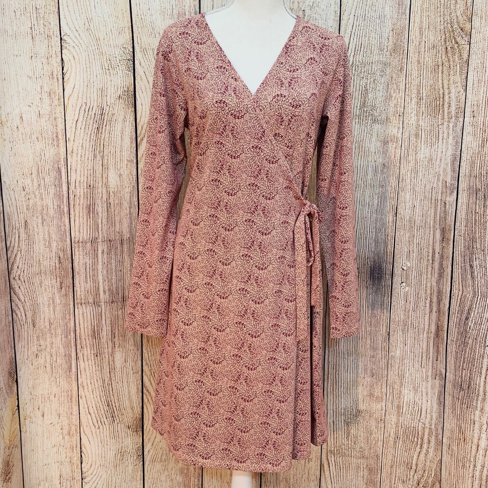 COPY - Women’s Synergy Long Sleeve Red Plum Wrap …